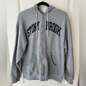 Jansport Gray 'Stony Brook' Full-Zip Hoodie